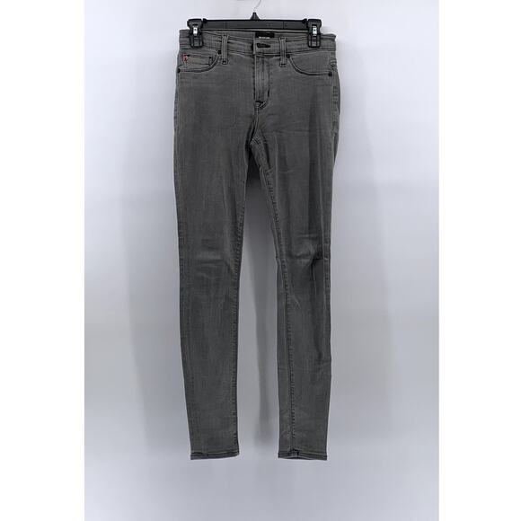 HUDSON Women's Light Gray Denim Super Skinny Midrise Natalie Jeans SZ 25 - Picture 1 of 12